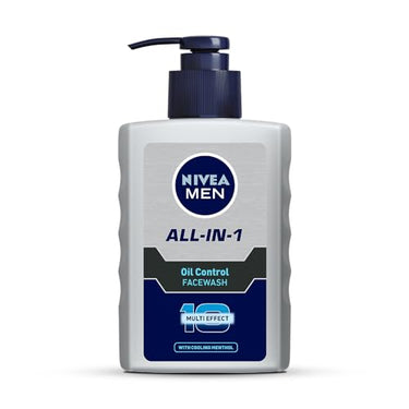 Nivea Men Face Wash, Oil Control For 12Hr Oil Control With 10X Vitamin C Effect, 150 ml